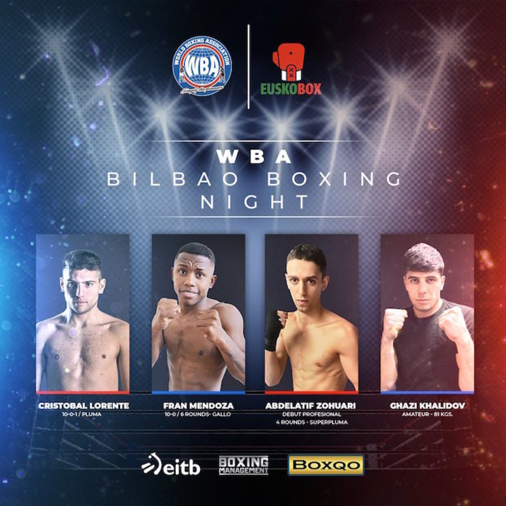 Uno de los carteles del «Bilbao Boxing Night». (EUSKOBOX)