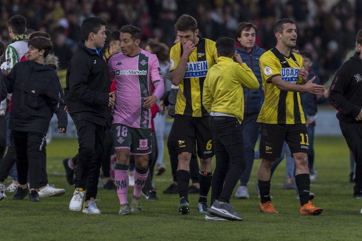 El partido por el ascenso a Segunda B ha sido retrasado sin nueva fecha (Juanan RUIZ/FOKU)
