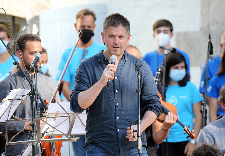 Mikel Urdangarin bakarlaria ere Etxauziako hitzorduan izan zen. © Bob Edme