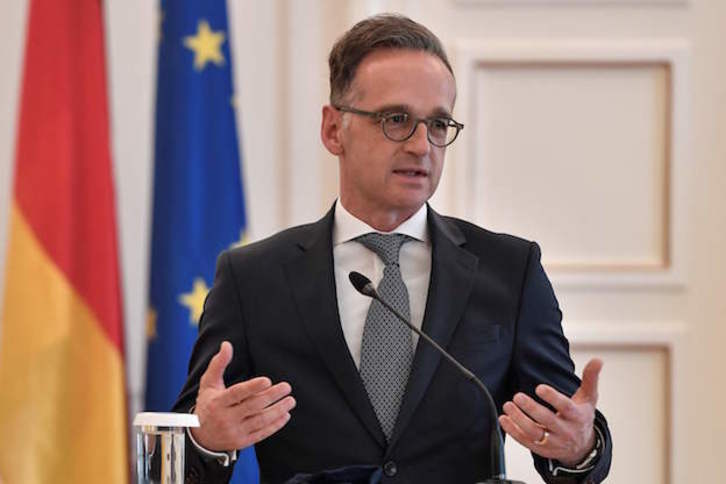 El ministro alemán de Exteriores, Heiko Maas. (LOUISA GOULIAMAKI / AFP)
