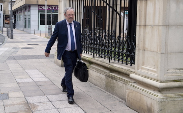 Pedro Azpiazu, consejero de Hacienda de la CAV. (Raúl BOGAJO/FOKU)