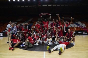 TD Systems Baskonia configurará 13 jugadores en su plantilla para la próxima campaña, incluyendo a Fall, Vildoza y, si quiere, a Dragic. (ACB PHOTO)