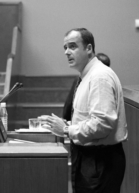 Joseba Egibar, en el Parlamento en 1999. (Jon HERNAEZ)