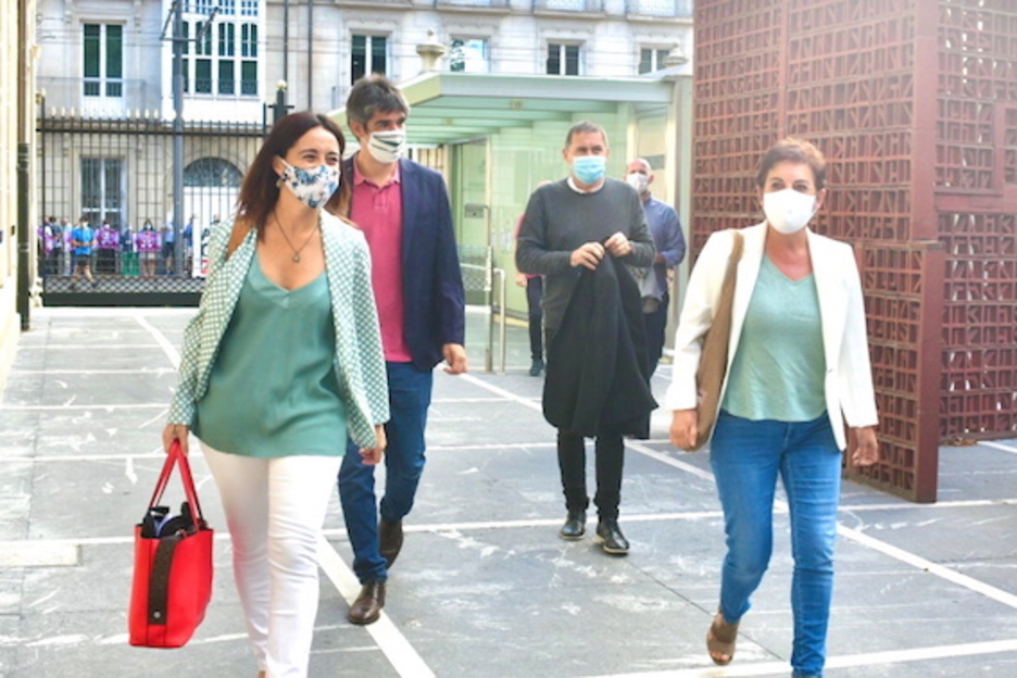 Cargos de EH Bildu, entre ellos el coordinador general. (FOKU)