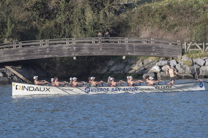 Trainera de Getaria. (Gorka RUBIO/FOKU)