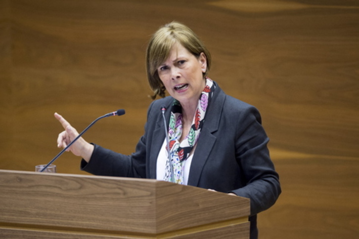 La exlehendakari Uxue Barkos liderará Geroa, la nueva formación política navarra. (Iñigo URIZ/FOKU)