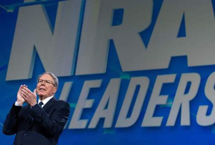 Wayne Lapierre, histórico líder de la NRA. (Saul LOEB/AFP)