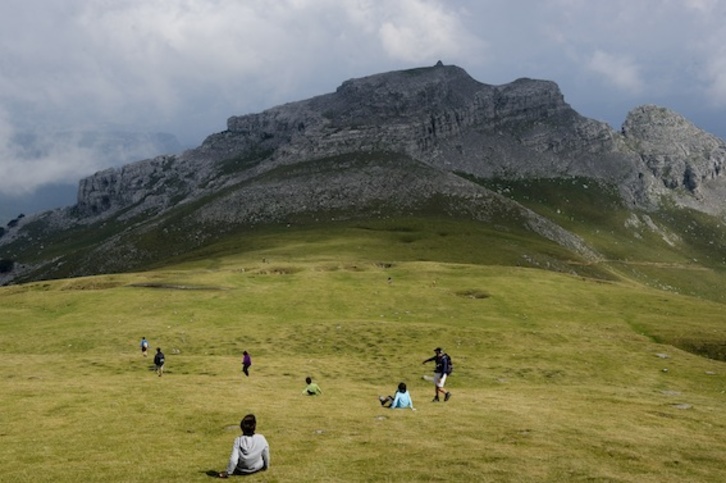 Gorbeiako parke Naturala, irudian. (Raul BOGAJO/FOKU)