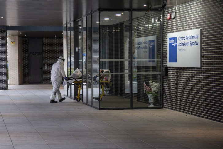 Residencia San Martín de Gasteiz, en una imagen de archivo. (Endika PORTILLO/FOKU)