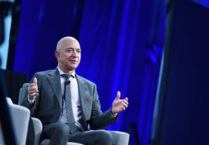 Jeff Bezos, propietario de Amazon. (Mandel NGAN/AFP) 