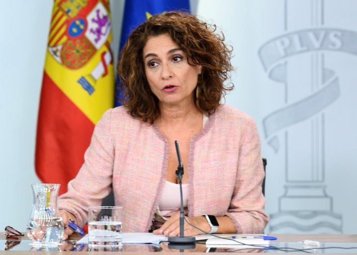 María Jesús Montero, ministra de Hacienda del Gobierno español. (@Haciendagob)