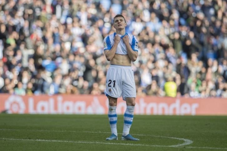 Odegaard no estará el viernes en Zubieta (Juan Carlos RUIZ / FOKU)