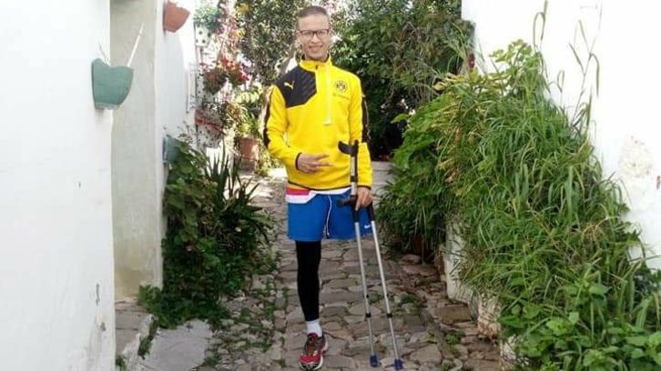 Ihab Ettaleb necesita 10.000 euros para una prótesis nueva.