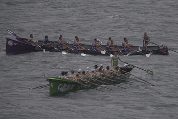 Hondarribia y Santurtzi han salido realzados de la locura del campo de regateo de Zarautz. (Juan Carlos RUIZ / FOKU)