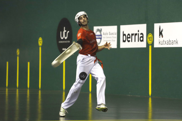 Juanenea está cuajando un gran Individual y estará en semifinales.(ORIAMENDI)