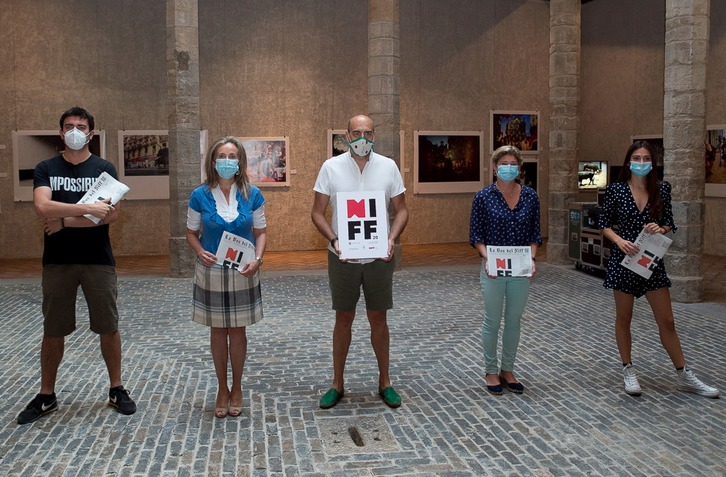 Presentación del festival esta mañana. (Iñigo URIZ / FOKU)