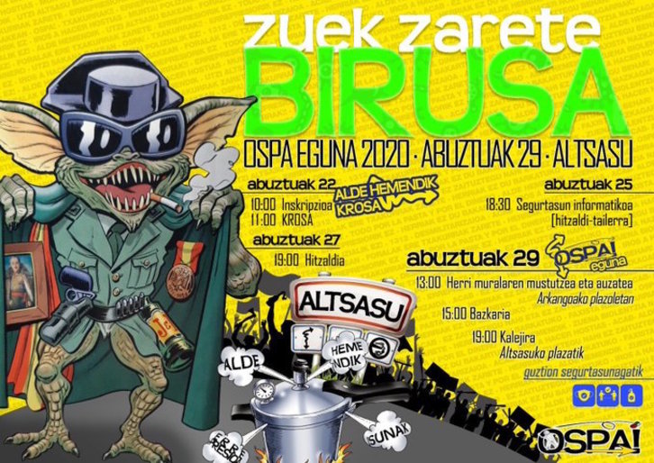 Cartel anunciador de este nuevo Ospa Eguna.