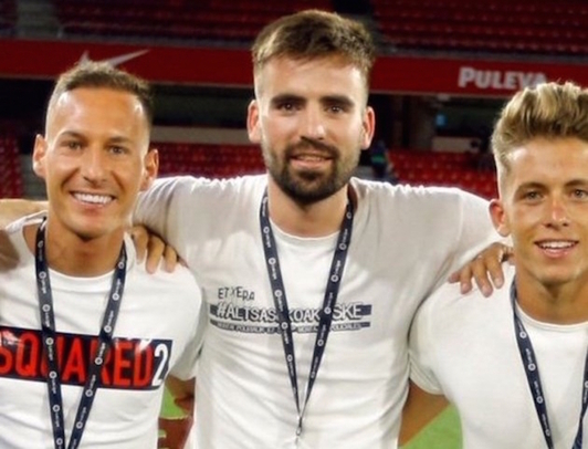 Unai Etxebarria, Altsasuko auzia salatzen zuen elastikoarekin. (Twitter)