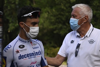 Julian Alaphilippe, del equipo Deceuninck, un día antes de empezar la 107ª edición del Tour de Francia. (Marco BERTORELLO/AFP)