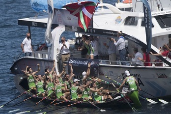 Orio celebrando una victoria es una imagen cada vez más recurrente en los últimos tiempos. (Juan Carlos RUIZ / FOKU)