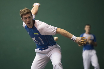 Une batzutan nahastuta ibili den arren, Artolak bikain amaitu du partida. (Juan Carlos RUIZ/FOKU)