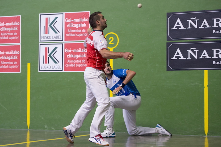 Ezkurdia baino eraginkorrago aritu da Benegoetxea VI.a bere herriko pilotalekuan (Iñigo URIZ/FOKU)