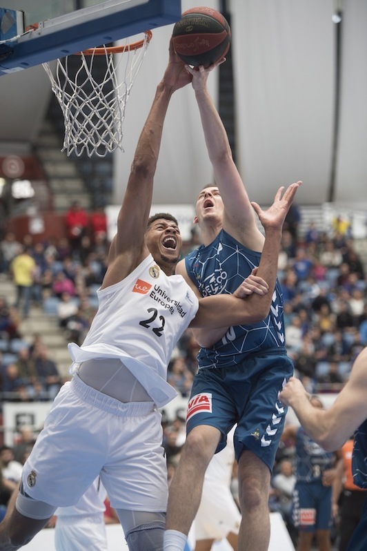 Gipuzkoa Basket se despidió de la ACB ante el Real Madrid, y ante el Real Madrid volverá. (Juan Carlos RUIZ / FOKU)