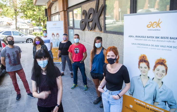 AEKren matrikulazio kanpainaren aurkezpena. (Luis JAUREGIALTZO/FOKU)