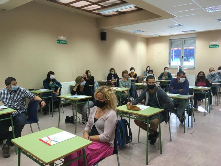 'Sormen digitala' ikasgaiari buruz izandako formazio saioa. (NAFARROAKO GOBERNUA)