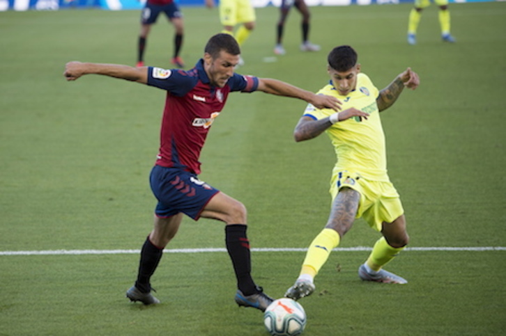 Oier es el ancla sobre la que se sostiene ahora mismo la escuadra rojilla. (Iñigo URIZ/FOKU)