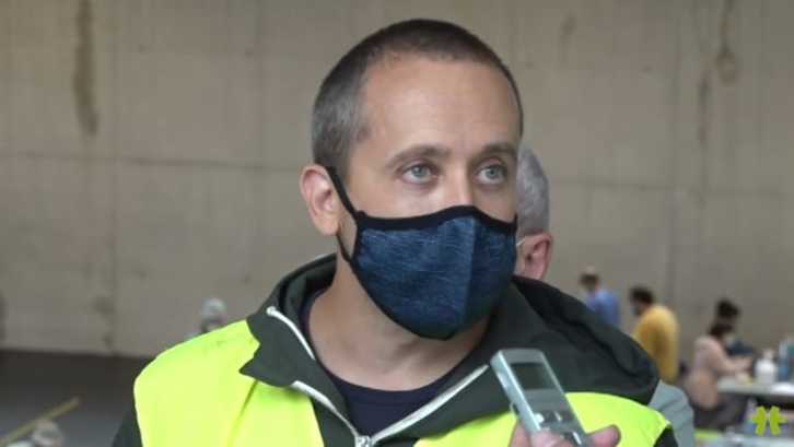 El alcalde de Leitza, Mikel Zabaleta.