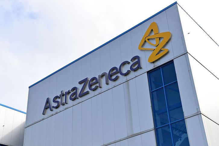 Sede de AstraZeneca en la localidad inglesa de Macclesfield. (Paul ELLIS / AFP)  