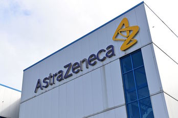 Sede de AstraZeneca en la localidad inglesa de Macclesfield. (Paul ELLIS / AFP)  
