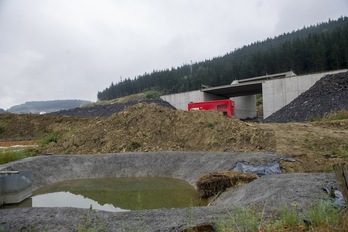 Obras del TAV en el tramo Gerediaga-Elorrio. (Marisol RAMIREZ/FOKU)