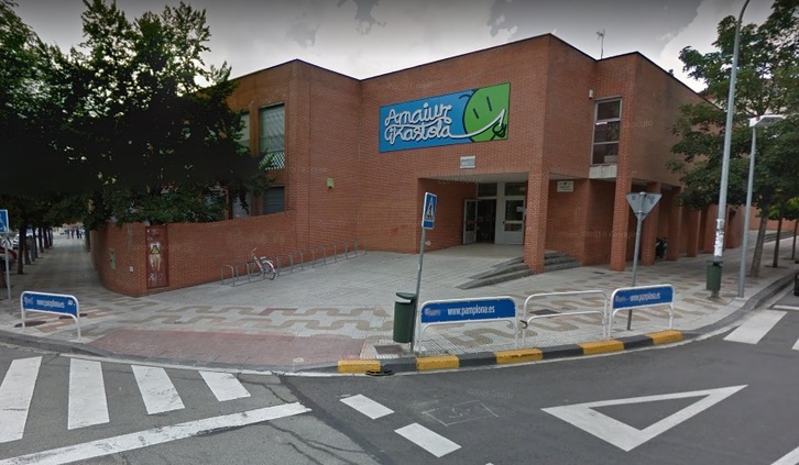 La ikastola Amaiur, uno de los centros afectados. 