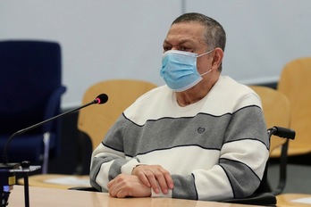  El coronel salvadoreño sentenciado culpable, Inocencio Moreno. (Kiko HUESCA/AFP) 