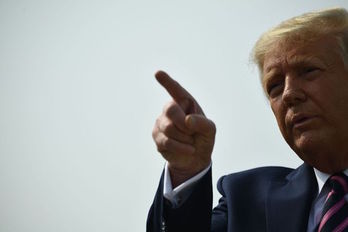 El presidente de EEUU, Donald Trump, ha visto refrendada en un tribunal su intención de acabar con la protección especial para miles de migrantes. (Brendan SMIALOWSKI/AFP)