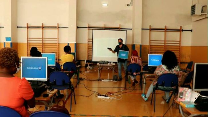 Clase de formación en Miribilla Eskola