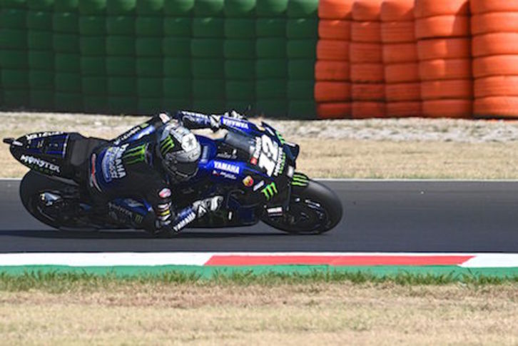 Maverick Viñales ha establecido un nuevo récord de vuelta rápida en el circuito Marco Simoncelli. (Andreas SOLARO/AFP)