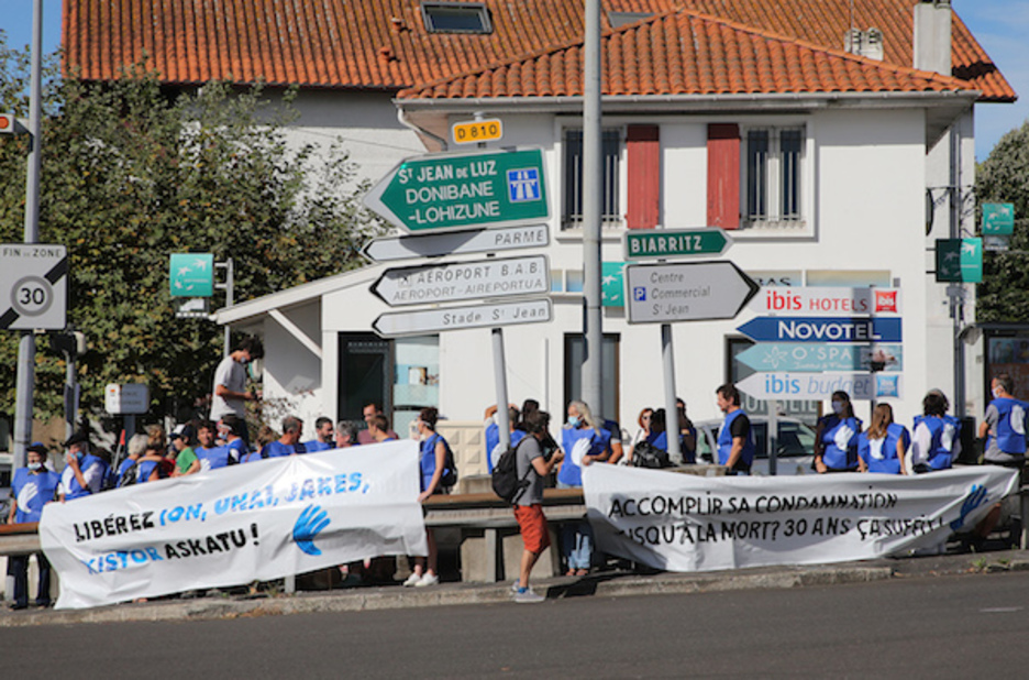 24 rassemblements ont été organisés ce samedi matin dans les trois provinces du Pays Basque Nord. (Bob EDME) 