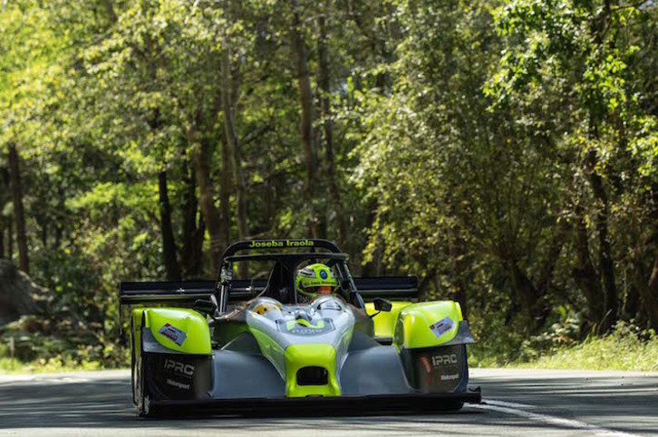 Joseba Iraola, con su Norma NP01 en la Subida a Jaizkibel. (FEDERACIÓN VASCA DE AUTOMOVILISMO)
