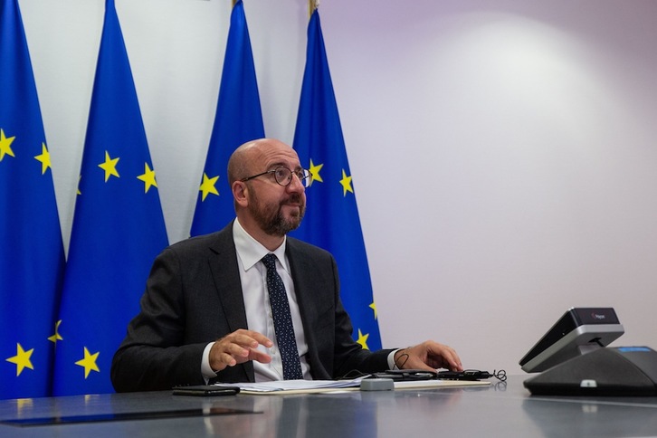 El presidente del Consejo Europeo, Charles Michel. (Aris OIKONOMOU | AFP)