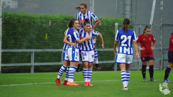 Donostiarrek bigarren txapela jarraian bilatuko dute, gaurko finalerdian Osasuna gainditu ondoren. (Real Sociedad)