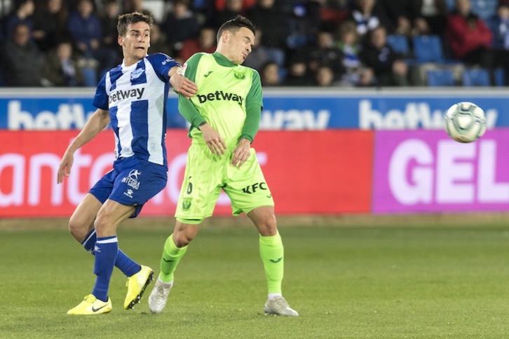 Pons, en un partido de la pasada temporada (Juanan RUIZ / FOKU)