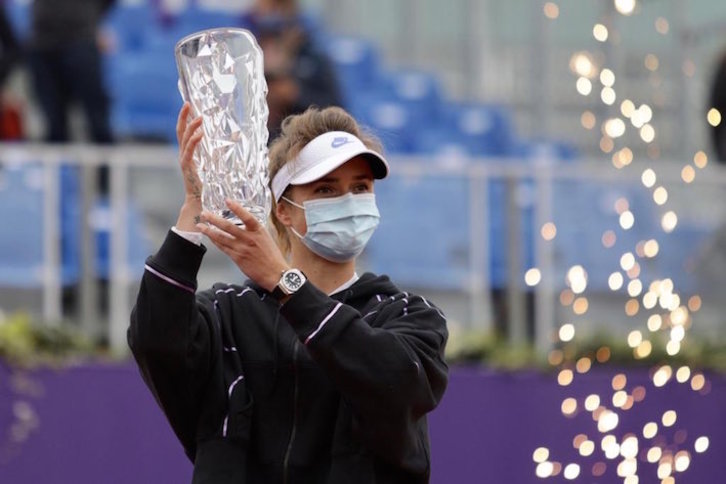 Svitolina llega a París como campeona en Estrasburgo. (Michel GRASSO/WTA)