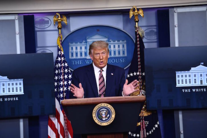 El presidente de EEUU, Donald Trump. (Brendam SMIALOWSKI / AFP)