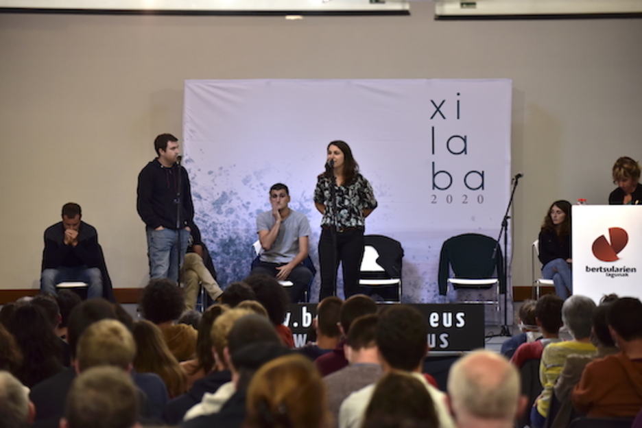 Patxi Hiriart eta Maindi Murua ariketa bete-betean. © François Berland