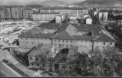 Vista de la antigua cárcel de Iruñea. (Joxe LACALLE)