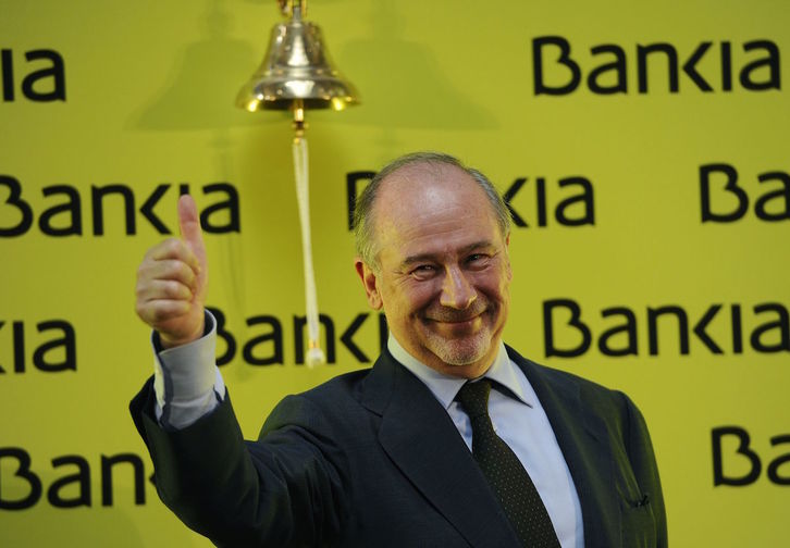 Rato, tras la salida a Bolsa de Bankia. (Pierre-Philippe MARCOU/AFP)