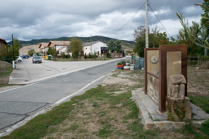 Lizoain, epicentro de los terremotos que se han sentido más allá de Nafarroa. (Iñigo URIZ / FOKU)